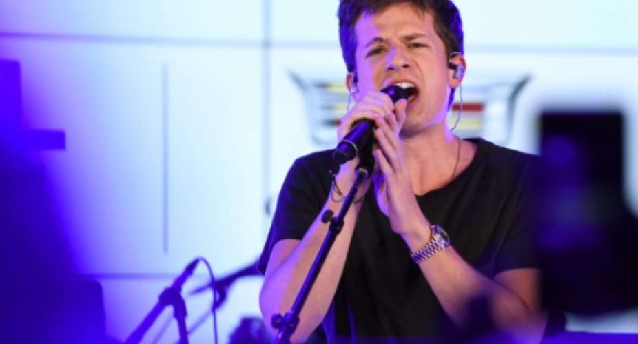 Charlie Puth sang before little more than 100 people at a New York award ceremony of Global Citizen, the anti-poverty activist organization.  By ANGELA WEISS (AFP)