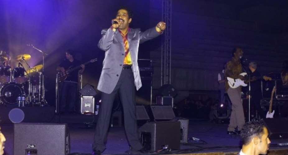 Cheb Khaled, seen in this 2000 picture, is one of the biggest stars of Algeria's Rai music which has made it onto UNESCO's Intangible Cultural Heritage List.  By - AFPFile