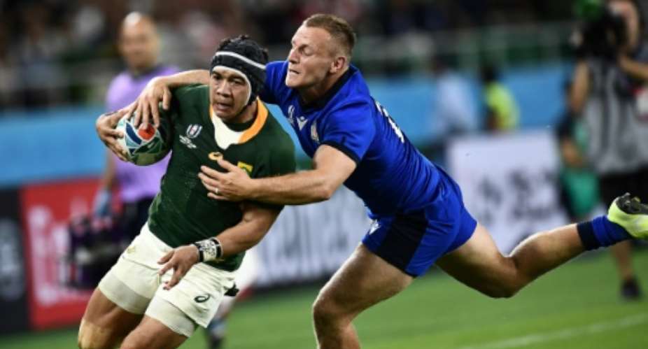 Cheslin Kolbe suffered the injury late on against Italy.  By Anne-Christine POUJOULAT AFPFile