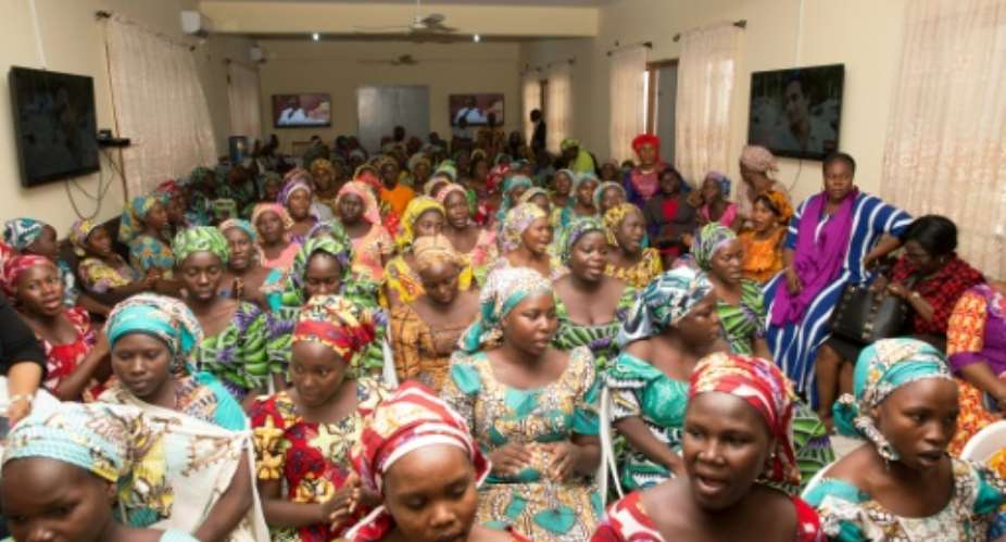 Chibok school girls freed from captivity by Boko Haram jihadists will all attend the American University of Nigeria foundation school in September..  By SUNDAY AGHAEZE PGDBA  HND Mass CommunicationAFP