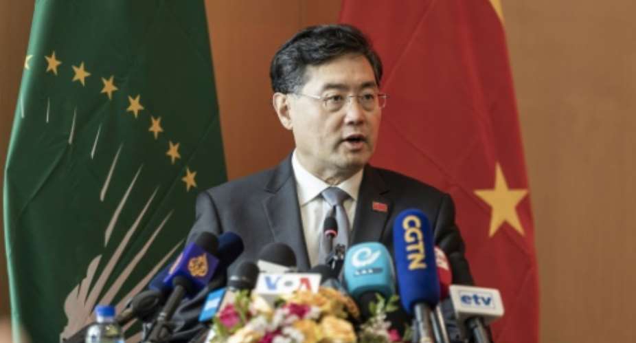 China's Foreign Minister Qin Gang is on a week-long tour of Africa and will also visit Gabon, Angola, Benin and Egypt.  By Amanuel Sileshi AFP
