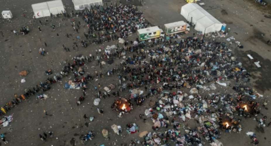 Citizen-led groups issued an unofficial ultimatum for undocumented foreigners to exit the country.  By MARCO LONGARI (AFP)