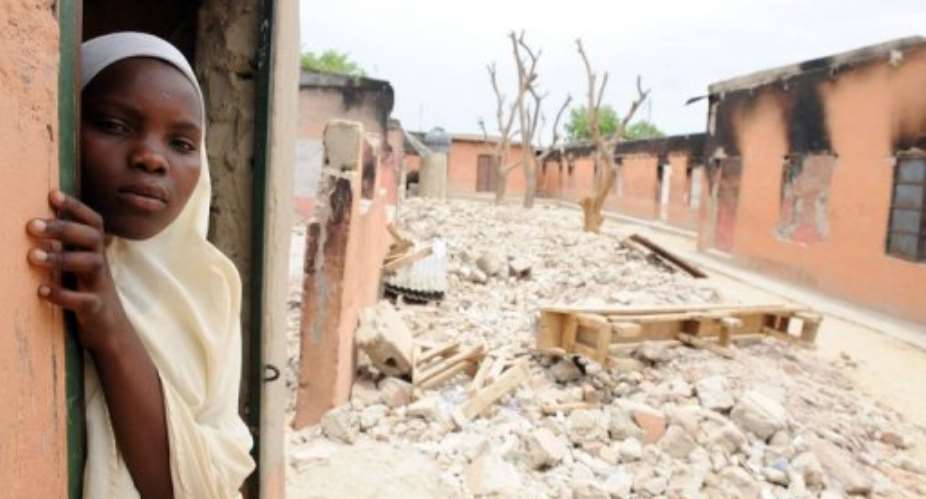 Boko Haram has attacked schools in Maiduguri to keep children away.  By Pius Utomi Ekpei AFPFile