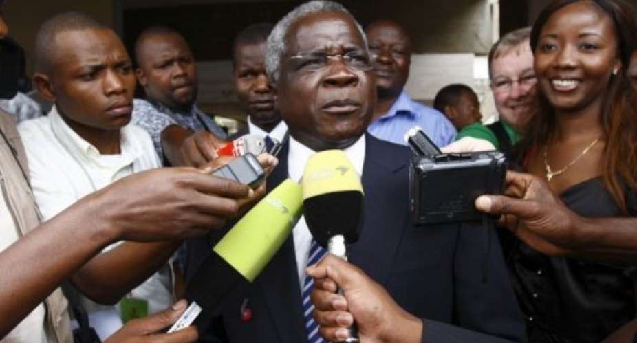 Mozambican civil war commander Afonso Dhlakama, pictured in 2009.  By Carlos Litulo (AFP/File)