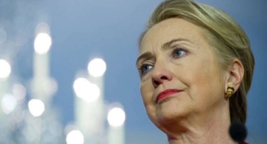 US Secretary of State Hillary Clinton.  By Karen Bleier (AFP/File)