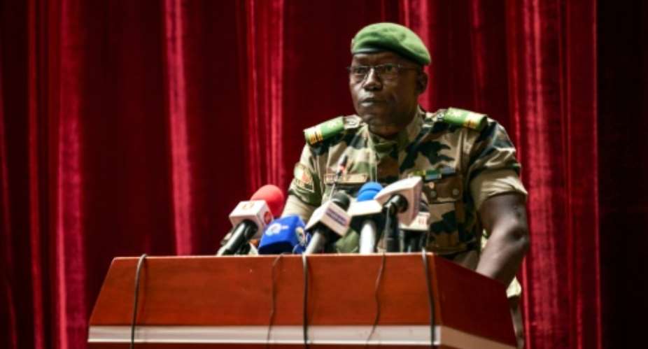 Colonel Diaw played a leading role in the August coup.  By MICHELE CATTANI AFPFile
