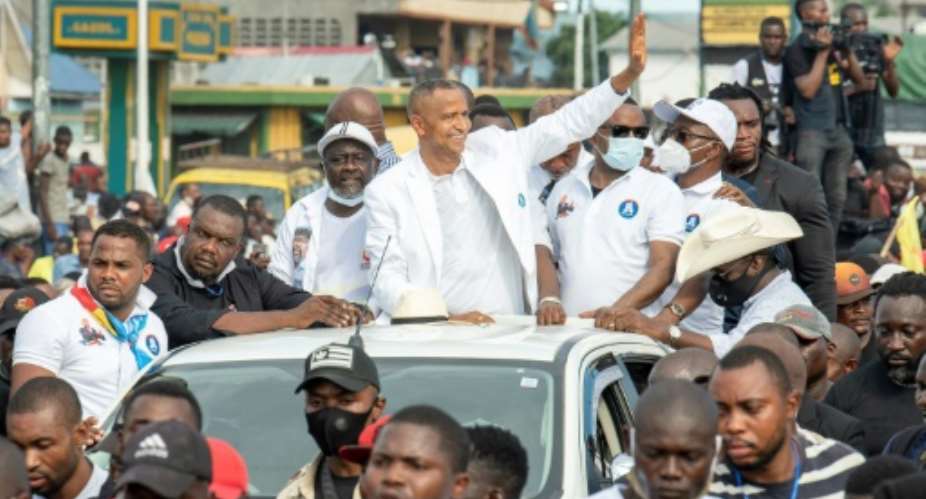 Congolese businessman and opposition leader Moise Katumbi is in the running for the presidential election scheduled for December.  By Arsene Mpiana (AFP)