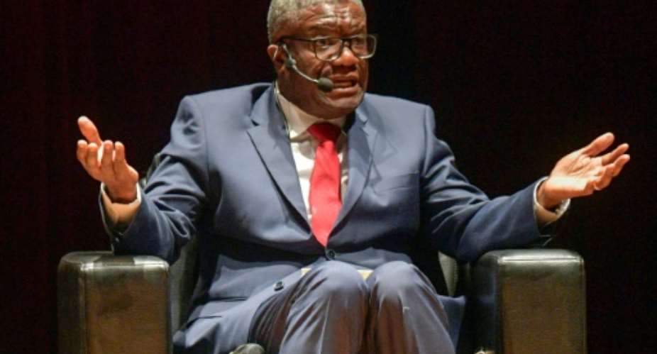 Congolese Nobel Peace prize winner Denis Mukwege described reports of the massacre in Kipupu as 'macabre'.  By Raul ARBOLEDA AFPFile