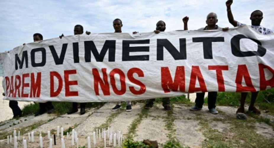 Congolese refugee Moise Kabagambe was beaten to death at the Barra da Tijuca beach in Rio de Janeiro in 2022 after asking his employers for overdue wages for two days of work.  By MAURO PIMENTEL (AFP)