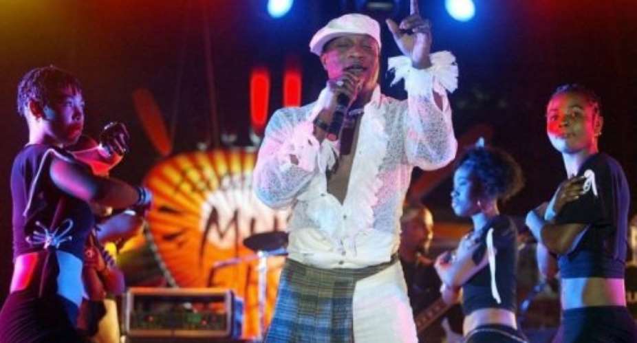 Olomide, pictured in 2005, denies the charges.  By Seyllou (AFP/File)