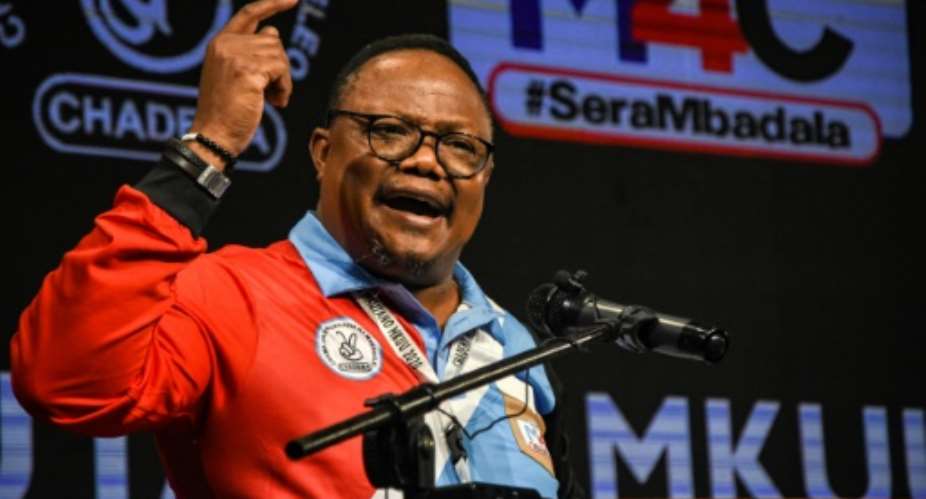 Contender: Tundu Lissu, who was shot 16 times in an attack in 2017.  By STR AFP