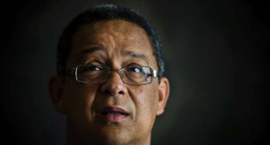 This picture taken on April 2, 2013, shows Robert McBride,  nominated to head the South Africa's police watchdog.  By  AFPFile