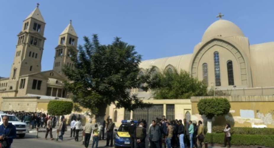 Copts make up about 10 percent of Egypt's 90 million population.  By KHALED DESOUKI AFP