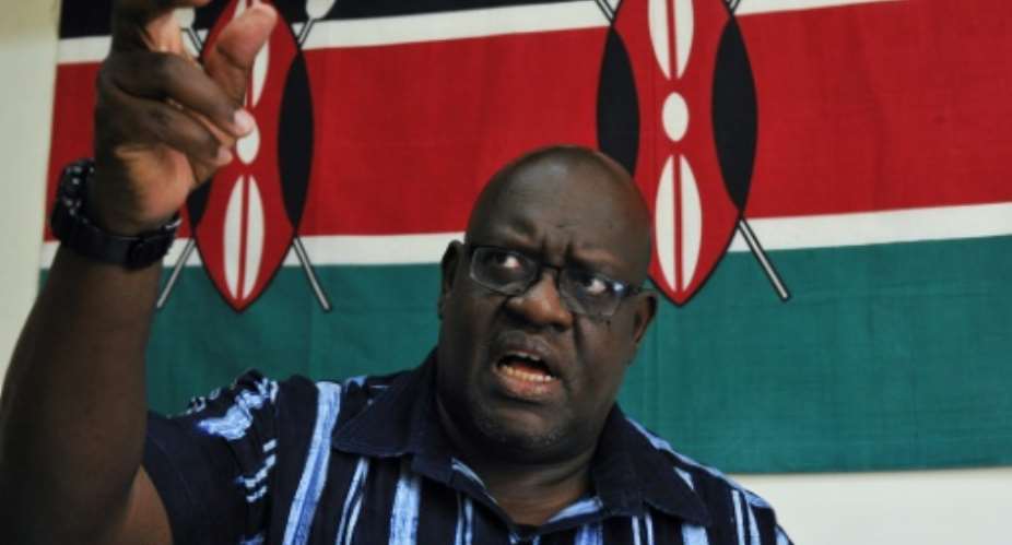 Corruption in Kenya is sliding out of control, veteran anti-corruption activist and whistle-blower John Githongo, pictured in Nairobi on July 31, warned in an interview following a scathing audit of government finances.  By Simon Maina AFP