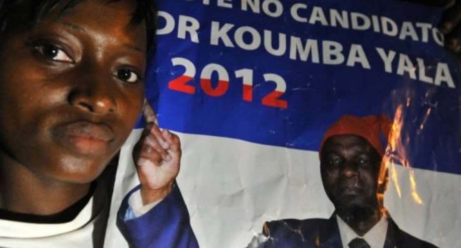Kumba Yala ruled Guinea-Bissau from 2000 to 2003.  By Issouf Sanogo AFP