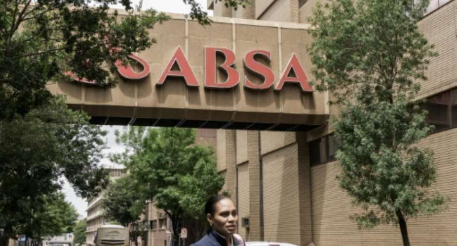 Credit ratings agency Moody's said it had downgraded a slew of top South African banks, insurers and local authorities including Absa bank.  By GIANLUIGI GUERCIA AFPFile