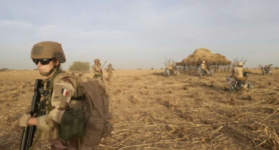Criticism of France's military deployment in the Sahel has raised hackles in Paris -- dozens of French troops have died in the fight against jihadism.  By MICHELE CATTANI AFPFile