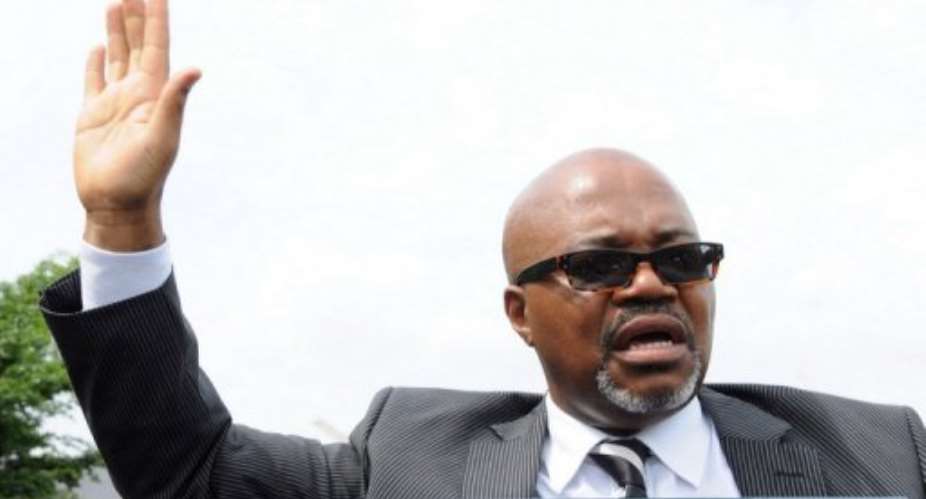 Andre Mba Obame.  By Wils Yanick Maniengui (AFP/File)