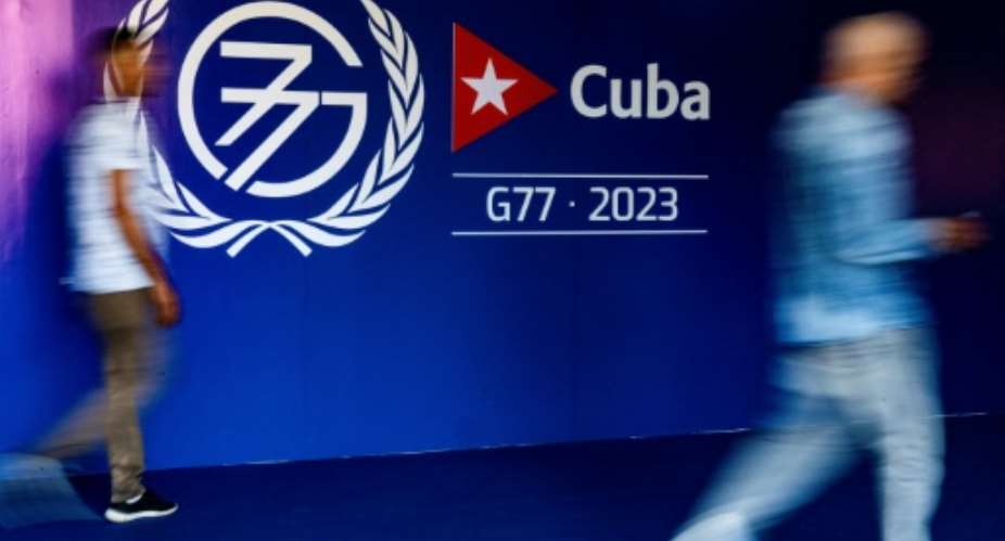 Cuba hosts the G77+China Summit, beginning September 15, 2023, when emerging economies representing 80 percent of the world's population gather to discuss development goals.  By YAMIL LAGE (AFP)