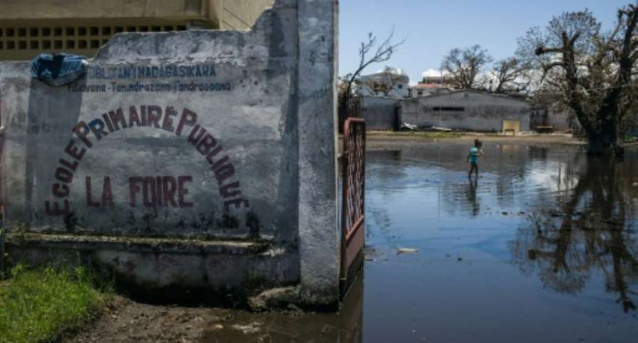 Cyclone Gezani made landfall in Madagascar last week.  By RIJASOLO (AFP)