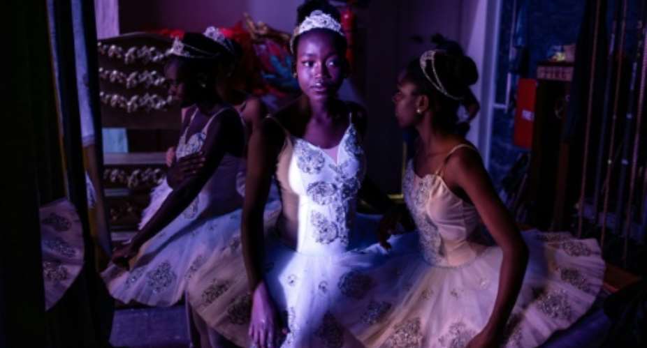 Dance Centre Kenya, a non-profit giving lessons to underprivileged youngsters in Nairobi, is putting on The Nutcracker this year.  By LUIS TATO AFP