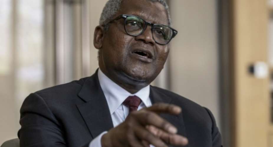 Dangote said Africa needed to stop exporting raw materials and start creating finished products.  By SIMON MAINA (AFP)