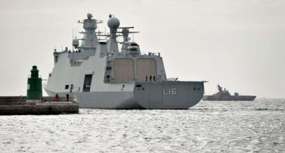 The Danish warship Absalon stopped a pirate mother-ship on Wednesday, the navy says.  By Henning Bagger AFPSCANPIXFile