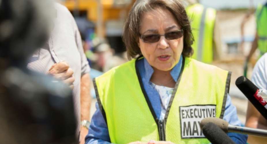De Lille came under escalating pressure to quit this year over her handling of the city's water crisis.  By RODGER BOSCH AFP