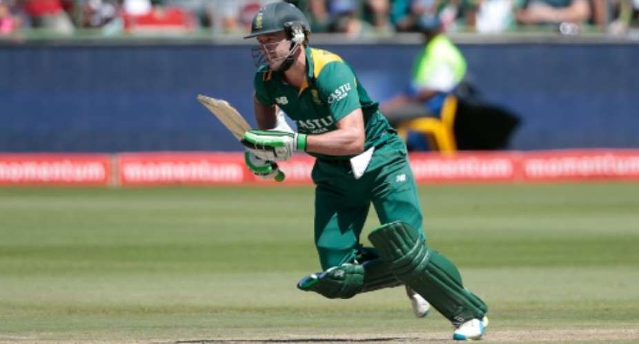 South African batsman AB de Villiers, pictured on February 6, 2016, said that he has already turned down an approach to play in Australia's wildly successful Big Bash League.  By Gianluigi Guercia AFPFile