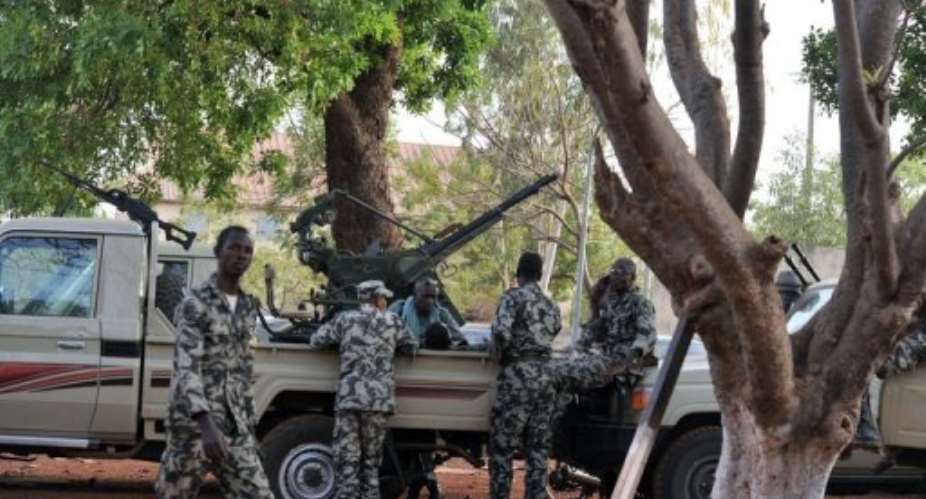 Clashes have been reported at Mali's national TV and radio station and at the garrison town near the capital Bamako.  By Issouf Sanogo AFPFile