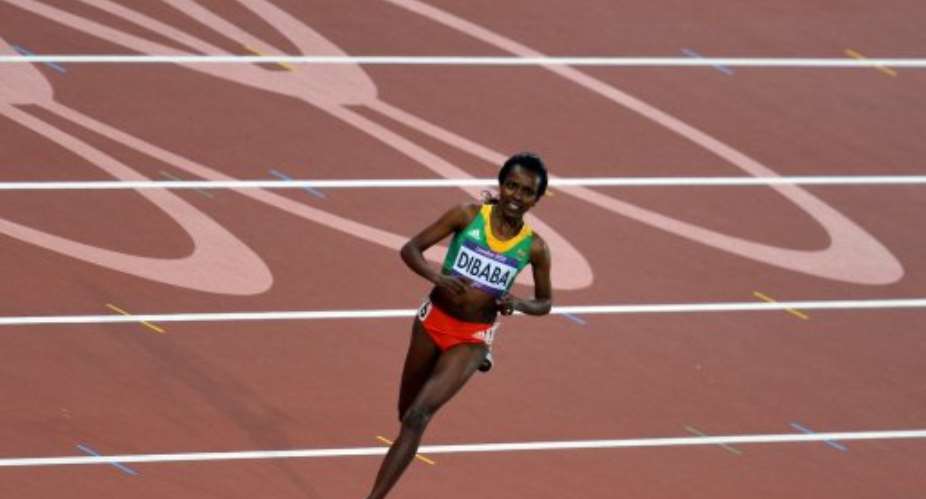 Ethiopias Tirunesh Kenene Dibaba.  By Jewel Samad (AFP)