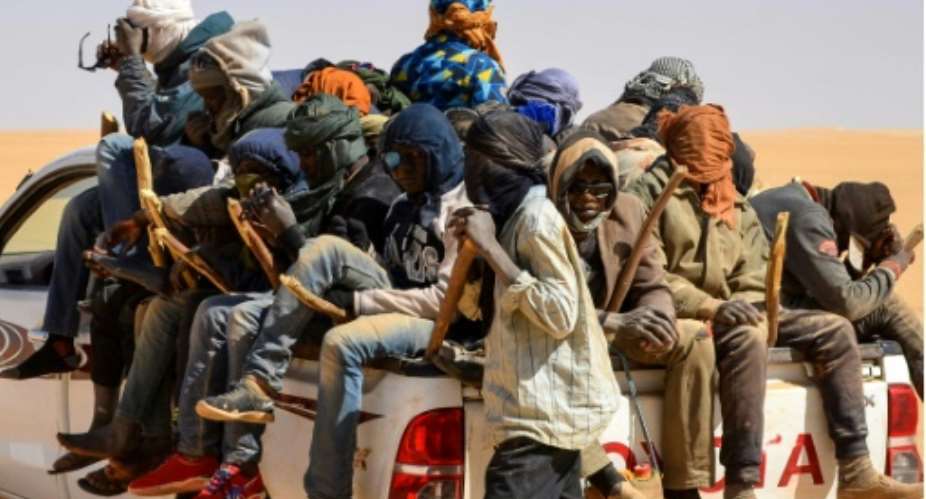 Death from thirst or heat is a major peril for migrants seeking to cross the Sahara to reach Libya.  By SOULEMAINE AG ANARA AFP