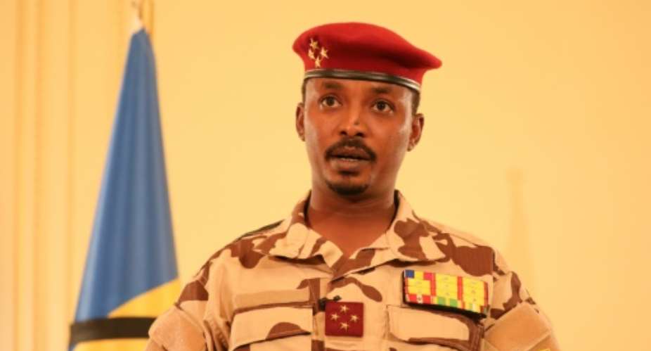 Deby's son Mahamat, 37, was named head of a military junta after the strongman's sudden death.  By Brahim ADJI Tchad Presidential PalaceAFPFile