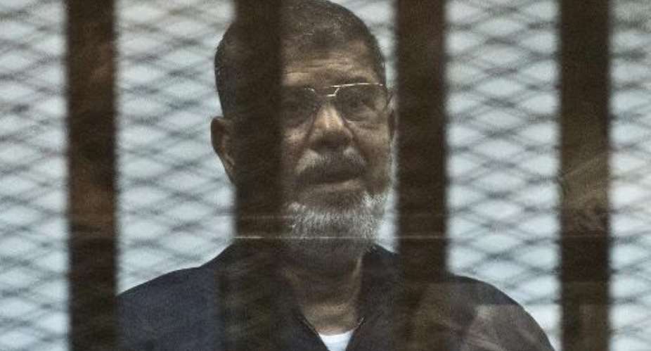 Mohamed Morsi was sentenced to death in June for allegedly participating in prison breaks and violence against police.  By Khaled Desouki AFP