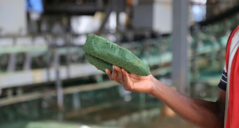 Democratic Congo exports cobalt for use in smartphones.  By SAMIR TOUNSI AFPFile