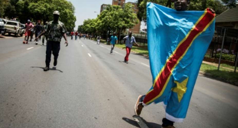 Democratic Republic of Congo won independence from Belgium in 1960, when it was initially called 'Republic of Congo' and then 'Zaire' before taking its current name in 1997.  By John Wessels AFPFile