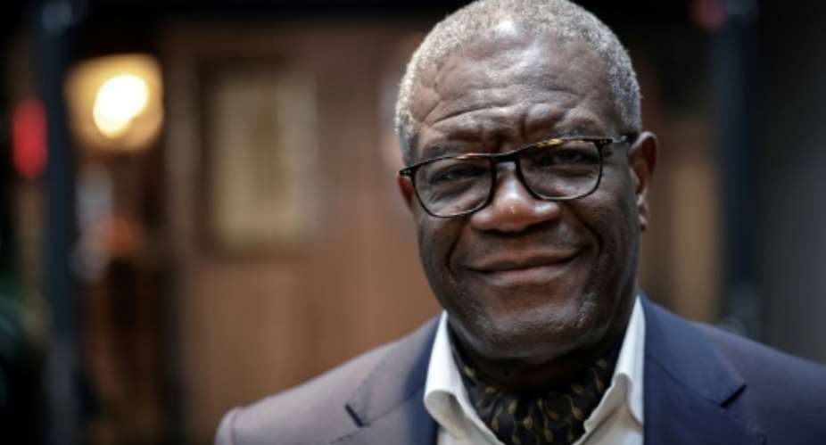 Denis Mukwege was hailed by Angelina Jolie as one of the greatest advocates of our time.  By STEPHANE DE SAKUTIN (AFP)