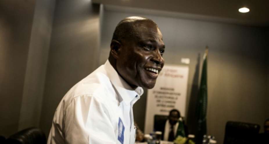Despite being an outsider from a minor party, Martin Fayulu rapidly become one of the three leading candidates tipped to take over from Kabila after the December 30 elections.  By John WESSELS AFPFile