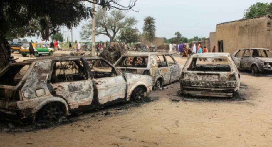 Despite government insistence Boko Haram is near defeat, in recent months the militant group has carried out major attacks, including a recent attack on a market that killed nine people.  By AUDU MARTE AFP