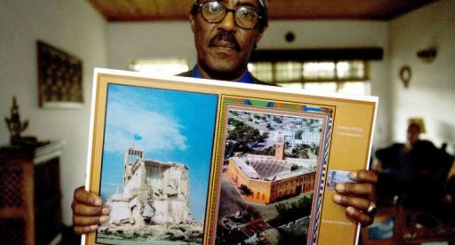 The new photo exhibition is entitled a Pictorial Tribute to Africas Most Wounded City.  By TONY KARUMBA (AFP)