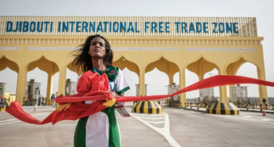 Djibouti's free trade zone is the biggest in Africa.  By Yasuyoshi CHIBA AFP