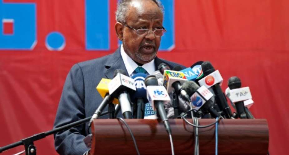 Djibouti's president, Ismal Omar Guelleh, has been at the helm of the tiny strategic state since 1999.  By ZACHARIAS ABUBEKER AFPFile