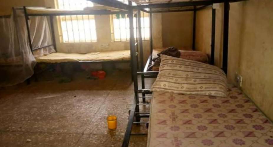 Dormitories at the Government Girls Science Secondary School in Jangebe are empty.  By Habibu ILIYASU AFP