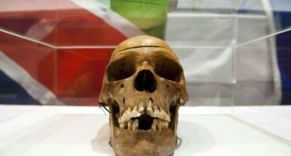 Dozens of Herero and Nama were beheaded after their deaths and their skulls sent to researchers in Germany for discredited 'scientific' experiments that purported to prove the racial superiority of white Europeans.  By John MACDOUGALL AFPFile