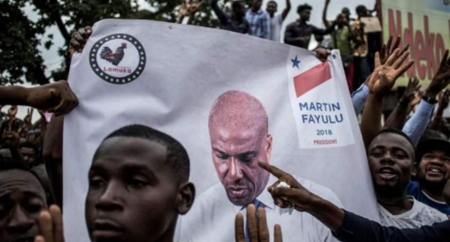 DR Congo opposition leader Martin Fayulu is challenging the result of the presidential election before the constitutional court.  By John WESSELS AFPFile