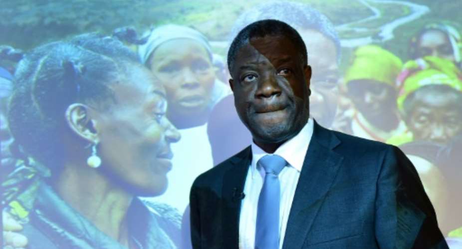 Belgian director Thierry Michel's film The Man Who Mends Women follows the efforts of Congolese surgeon Denis Mukwege pictured to repair the physical and psychological injuries of the victims of sexual violence.  By Emmanuel Dunand AFPFile