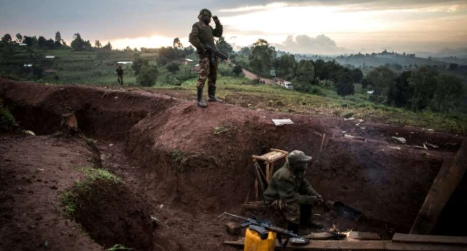 DR Congo troops have been targeting armed local and foreign groups in the east of the country and have killed two Hutu militia leaders in recent weeks.  By John WESSELS AFPFile