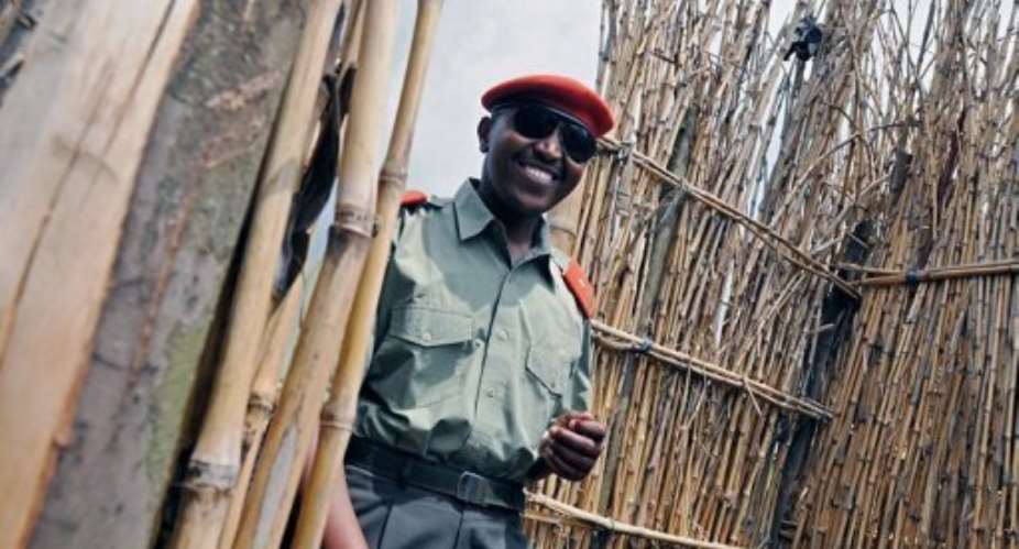 Democratic Republic of Congo rebel general Jean Bosco Terminator Ntaganda, pictured in 2009.  By Lionel Healing AFPFile