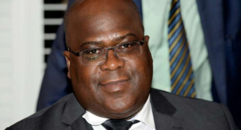 DR Congo's new president Felix Tshisekedi took over the country's largest opposition party just two years ago.  By THIERRY CHARLIER AFPFile