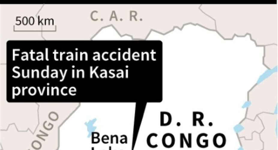 DRCongo train crash.  By  AFP